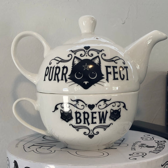 Purrfect Brew - Tea for One Set