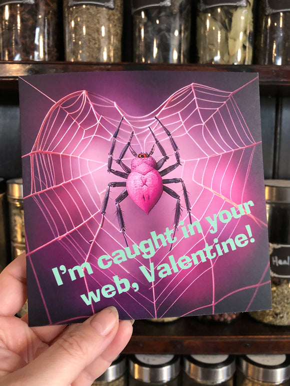 Spider Love - Spooky Valentine / Valloween - Holiday Greeting Card