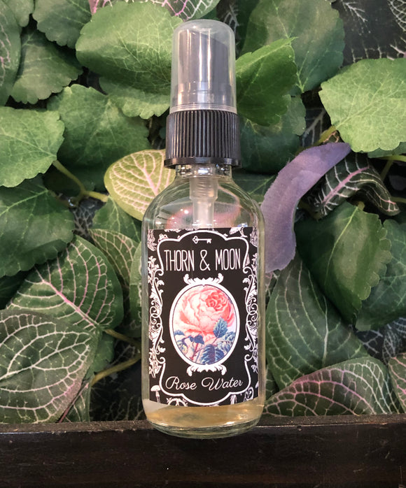 Thorn & Moon Rose Water Spray - Organic - Hydrosol - Facial Tonic
