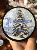 Holiday Body Scrub - Yuletide Snow - Dead Sea Salt - Shea Butter - Fir Tree - Fresh Snow