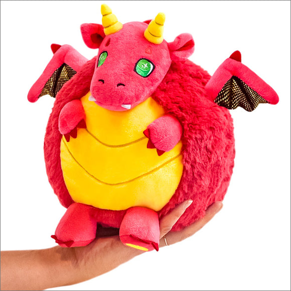 Red Dragon Stuffie - Plush Toy - Mini Squishable - Soft
